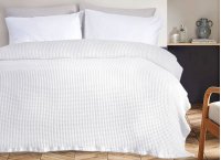 Покрывало пике Lotus Home - Bellia off white (Турция), 200 х 220 см